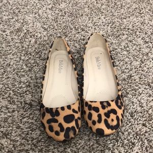 NWOT Leopard print flats size 7.5